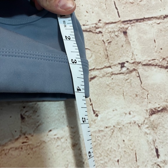 alphalete surface laser cut wrap bra NIGHT SKY active sports bra size XS - Picture 3 of 7